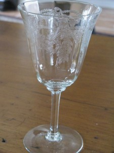 Bohemia Thistle Wine Glasses