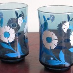 Libbey Blue Juice Glasses