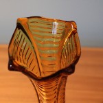 Rippled Amber Vase (3)