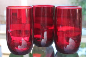 Anchor Hocking Ruby Red Glass