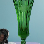 Fostoria's Green Coin Vase (1)